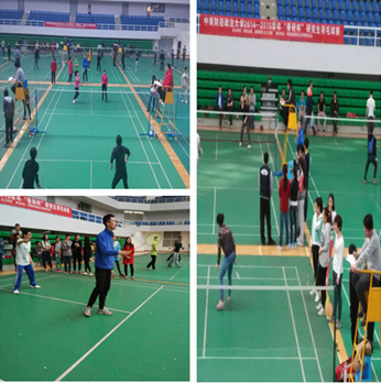 我院研究生在校“青研杯”研究生羽毛球赛中摘金夺银