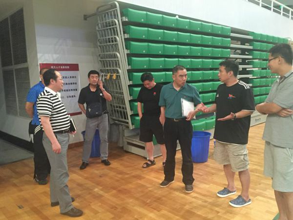 中南大后勤保障部、体育部、物业中心、刑事司法学院等相关单位联合安置受灾学生